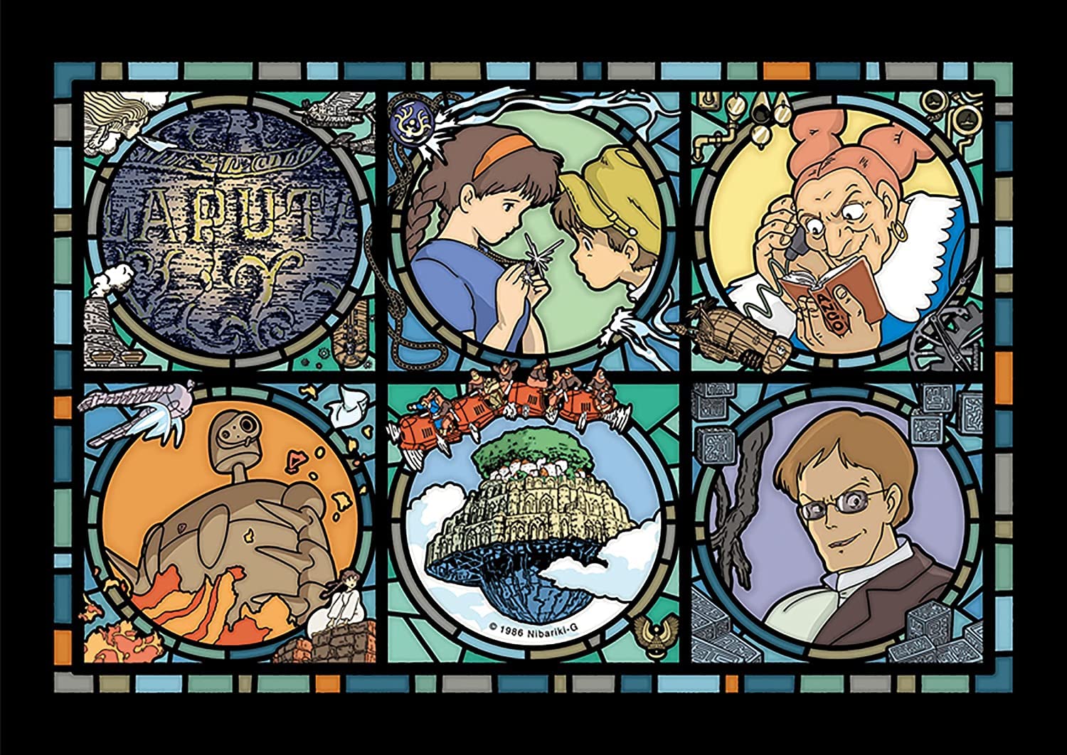 

ENSKY Небесный замок Новости от Castle in the Sky x Ghibli Art Crystal Jigsaw Puzzle 208 элементов ART CRYSTAL JIGSAW 18.2 25.7 см 208-AC14