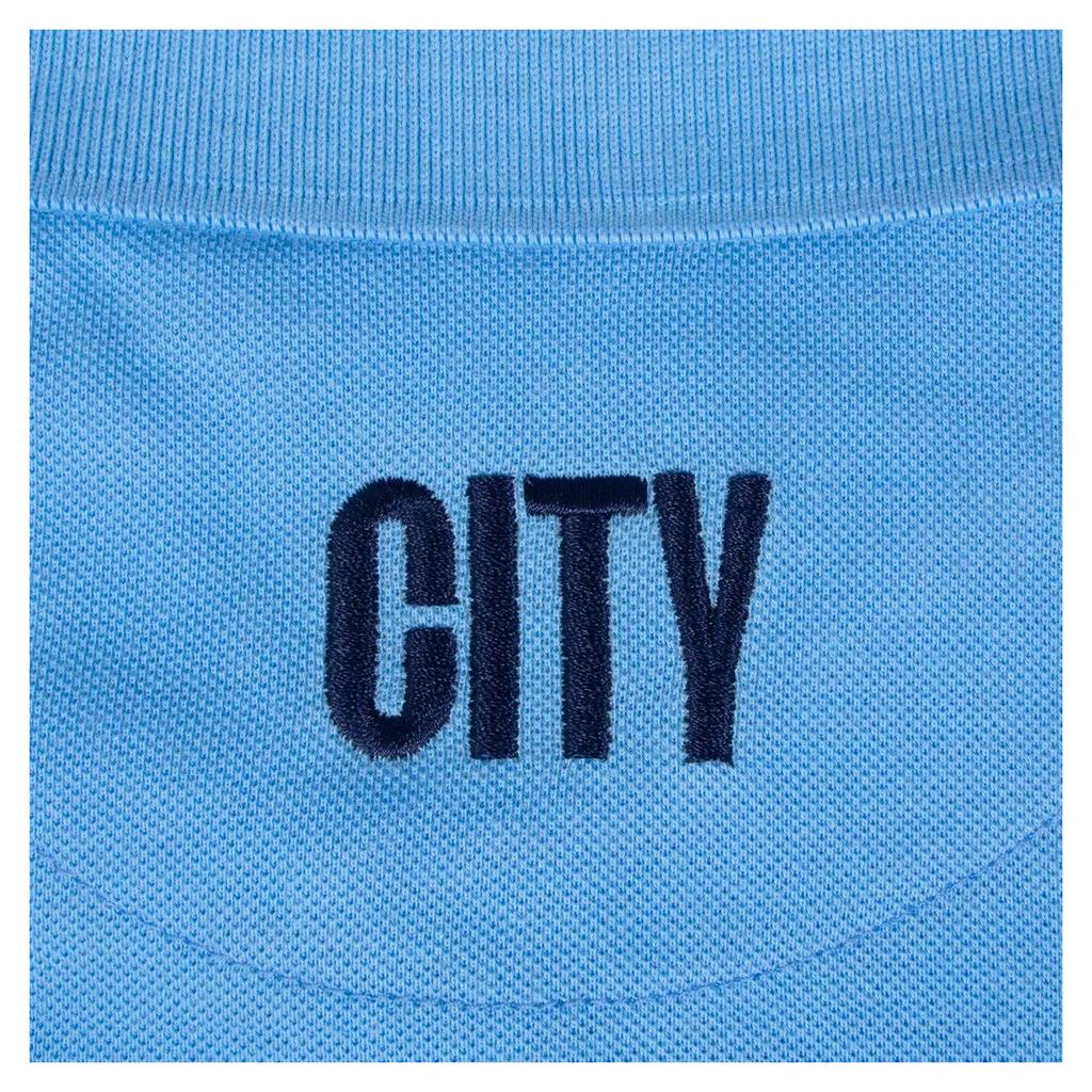Manchester City FC Mens Crest Polo Shirt
