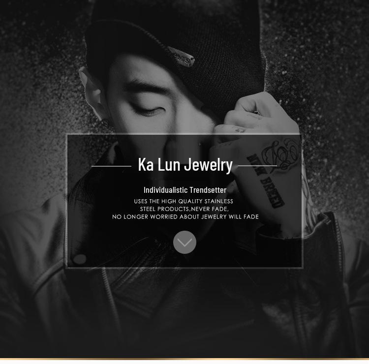 Klassisches Herren-Intergold-Titanstahlarmband