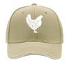 Decoração de Parede de Metal com Silhueta de Galinha Floral Chapéu Hip Hop Moda Esportes ao Ar Livre Boné de Baseball Sanduíche