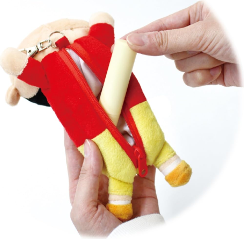 Tees Factory Crayon Shin-chan Lying Down Die-Cut Mini Pouch, Shin-chan KS-5544014SN