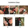 1/4PC Webbing Buckle Hook Water Bottle Holder Clip Outdoor Camping Nylon EDC Climb Carabiner Belt Backpack Hanger Camp Tools