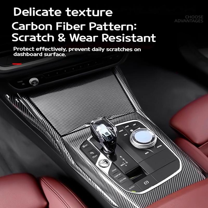 Per BMW Serie 3 4 G20 G26 2020-2025 Forniture per la modifica degli interni per strisce decorative per console centrale e cruscotto