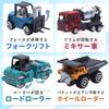 ideamall Excavator, Construction Vehicle, Toy Car, Miniature Car, Sandbox Gift, Set of 6, Ages 6 and Up (Construction Vehicle)