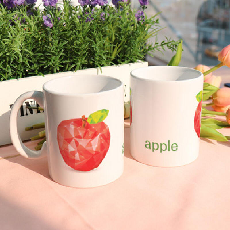 cg942-Design Mug 2p-Shining Red Apple