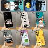 Cute Animal Cat Coffee Case For Samsung Galaxy S25 Ultra S24 S23 S22 S21 Ultra S9 S10 S20 Plus S24 FE Funda Cover