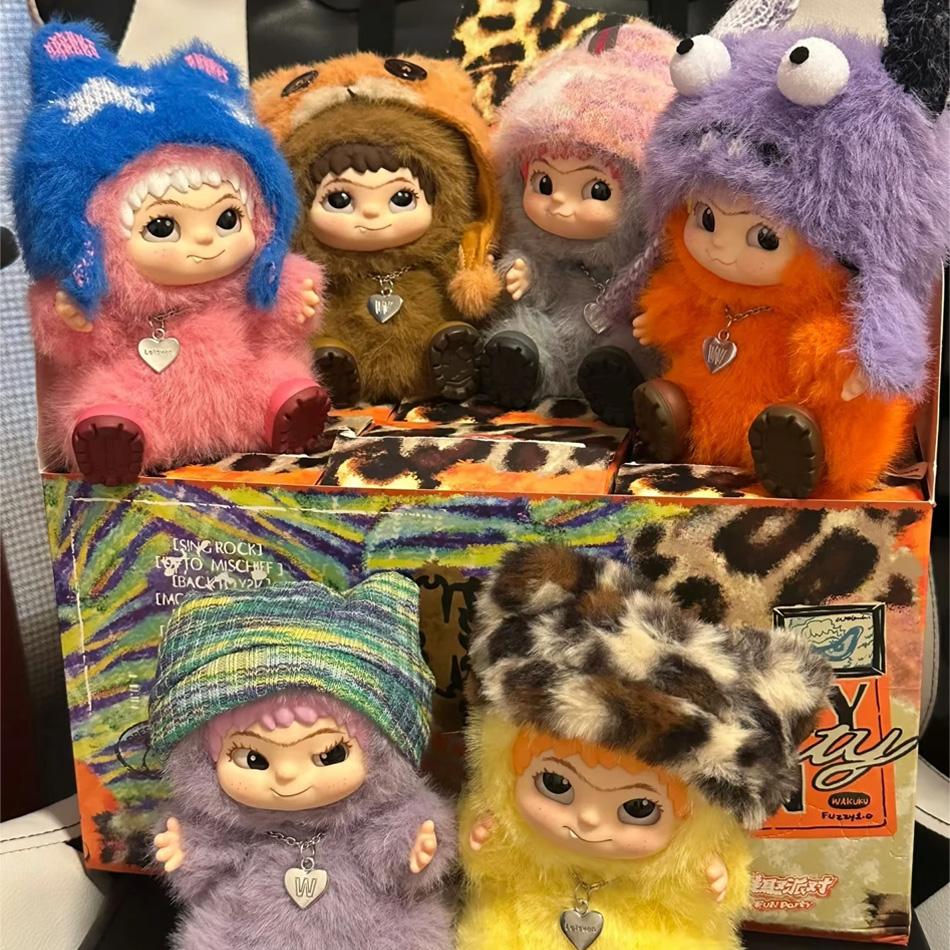Neue Wakuku Flauschige Beliebte Lustige Party Blind Box Entzückende Wakuku Actionfigur Mystery Box Niedliche Puppe Tasche Anhänger Puppe Überraschungstasche Geschenk