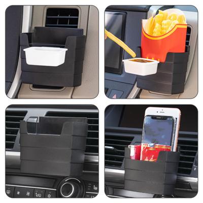 Porta Patatine Fritte da Bocchetta dell'Aria per Auto con Scatola per Condimenti Universale Uscita Aria Auto Custodia Porta Snack Accessori Auto
