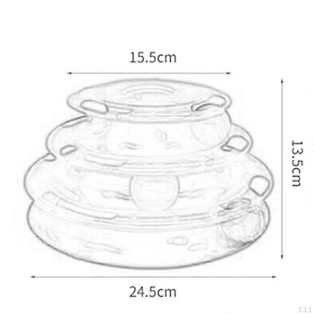 Set with Triple Ball Track for Cats
