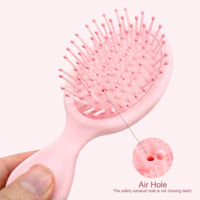 Cartoon Uv Cushion Brush - Portable Air Cushion Comb - Cute Cartoon Airbag Comb - Girly Heart Comb