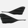 1 Paire Cache-Grille de Phare Antibrouillard Avant de Voiture Cadre Garniture Capuchon Contour Capot Couvercle Pour Hyundai Pour Elantra 2024-2025 86563-AACD0