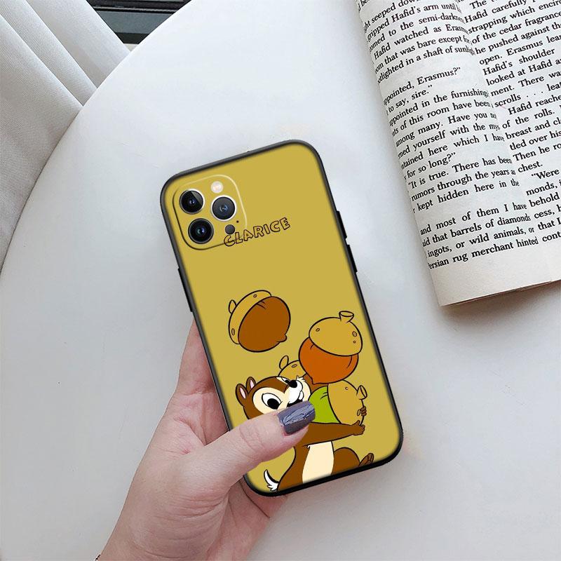 Nouvel étui de téléphone haut de gamme Chip 'n' Dale pour iPhone 16 15 14 13 Pro Max Plus Mini