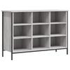 VidaXL Shoe Cabinet Sonoma Grey 100x35x70 Cm Engineered Wood 831846