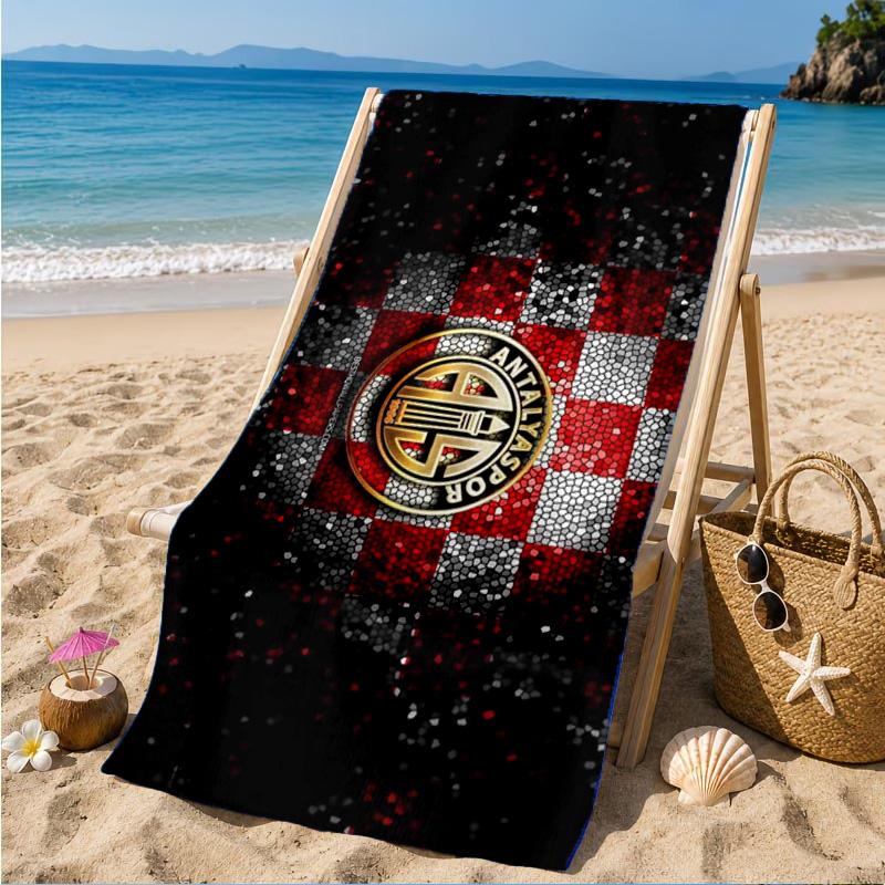 Atletico Belgrano Crest Beach Towel, Quick-drying, Easy To Care For, Suitable for Both Fitness and Beach Vacations,Sports Essential