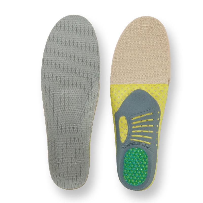 Sport Shock-Absorbing Insoles for Flat Foot Arch Support - Unisex Running & Basketball