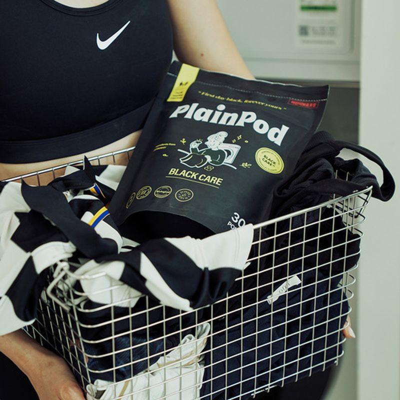 PlainPod Black Care Active Capsule Detergent