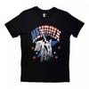 Jimi Hendrix Unisex Adult Flag T-Shirt
