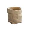 Cement Vase Ornament Imitation Paper Bag Hydroponic Flower Holder Flowerpot  Balcony