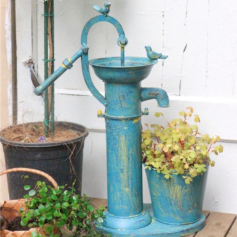 Wrought Iron Outdoor Floor Planter - Rust-Resistant Garden & Patio Decor Stand for Large Plants, Flowers, Creative Balcony