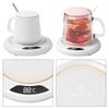 Smart Electric Cup Warmer Portable Coffee Mug Heating Plate 3 Temperature Setting USB Plug Thermostat Coaster for Home Office