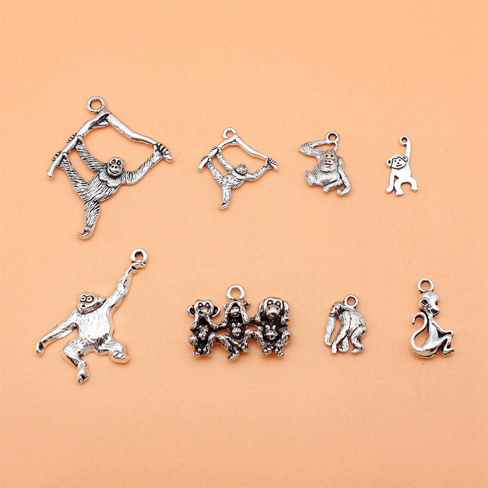 Dolphin Charms 1 Sets Mix Animal Pendants For Ocean Themed Jewelry Making Mix Set