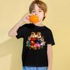 Children's Cotton Tee Summer Short-Sleeved Tops Cute Alvin and The Chipmunks Print Clothes Kids Boys Girls High Quality T-Shirts