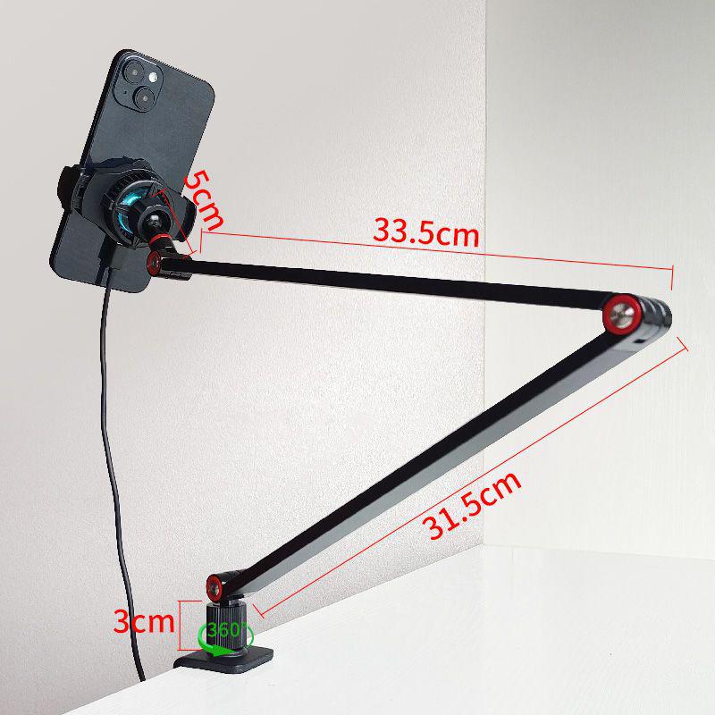 Ultra-Quiet Mobile Phone Cooler with Semiconductor Refrigeration and Integrated Stand