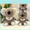 Adorable Plush Koala Toy Sitting Pose Cuddly Cartoon Doll Girls Kid Gift Holiday