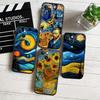 RE55 Starry Night Van Gogh Painting New High-End Shell Phone Case for Redmi Note 13 14 Pro+ Plus A3 A3X 13X 13C 13R 14S 14C 14R