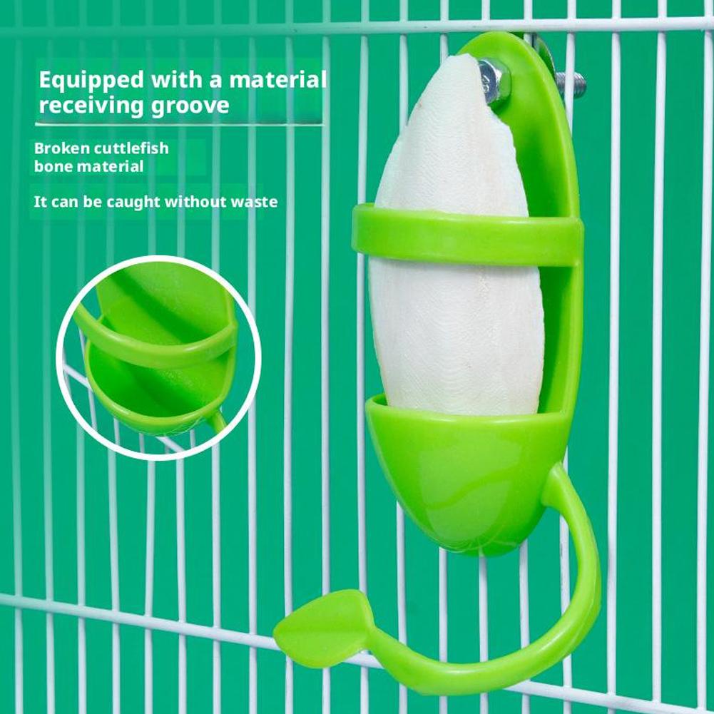1 ks Držák na sépiovou kost pro ptáky Krmítko do klece pro ptáky Držák Zelenina Sépiová kost Korela Andulka P8W3