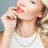 Versatile Stainless Steel Rolo Chain Bulk Jewelry Making Components for Men and Women Necklace Creations Supplies