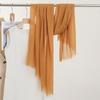 Monochrome Thin Scarf Women'S Sunscreen Shawl Solid Color Simple Imitation Cotton And Linen Silk Scarf High-End Yarn