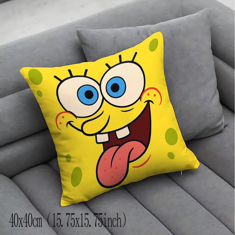 Kawaii Spongebobs Decorative Pillows For Sofa Body Pillow Cover Cushion Covers Cushions Home Decor Items Decoration Room Cases