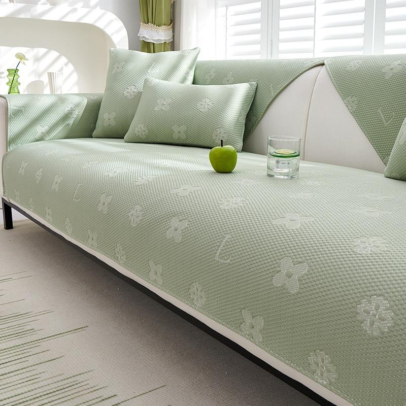 Ice Silk Sofa Cushion Summer Summer Mat Cushion Non -Slip New Summer Sofa Cover Cover Cloth