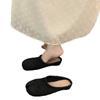 Breathable Woven Toe Caps Half-slipper Shoes Single Shoes Versatile Shoes Flat Shoes