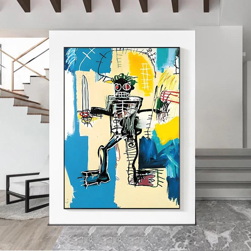 Street Graffiti Comic Pop Wall Art Poster Abstract Dinosaur Painting Portrait Canvas Painting Living Room Home Decor