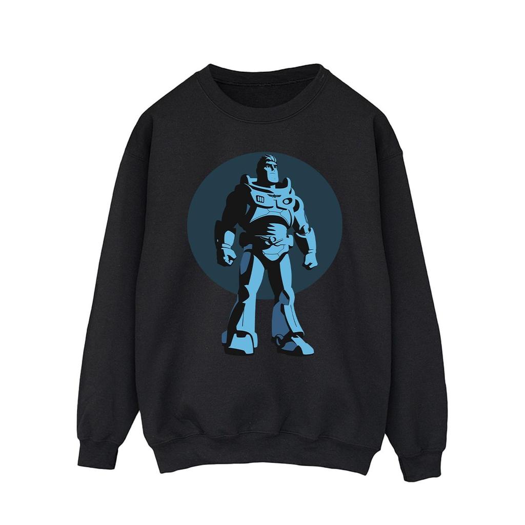 Disney Mens Lightyear Buzz Standing Circle Sweatshirt