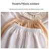 Kids' Stand Collar Cotton Gauze Summer Set - Lightweight Homewear for Boys & Girls