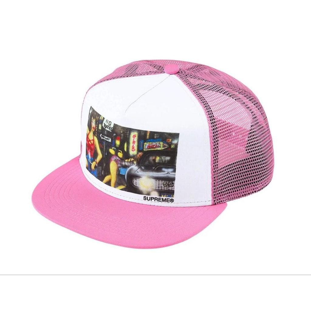 Used Supreme Lady Pink Mesh Back 5-Panel