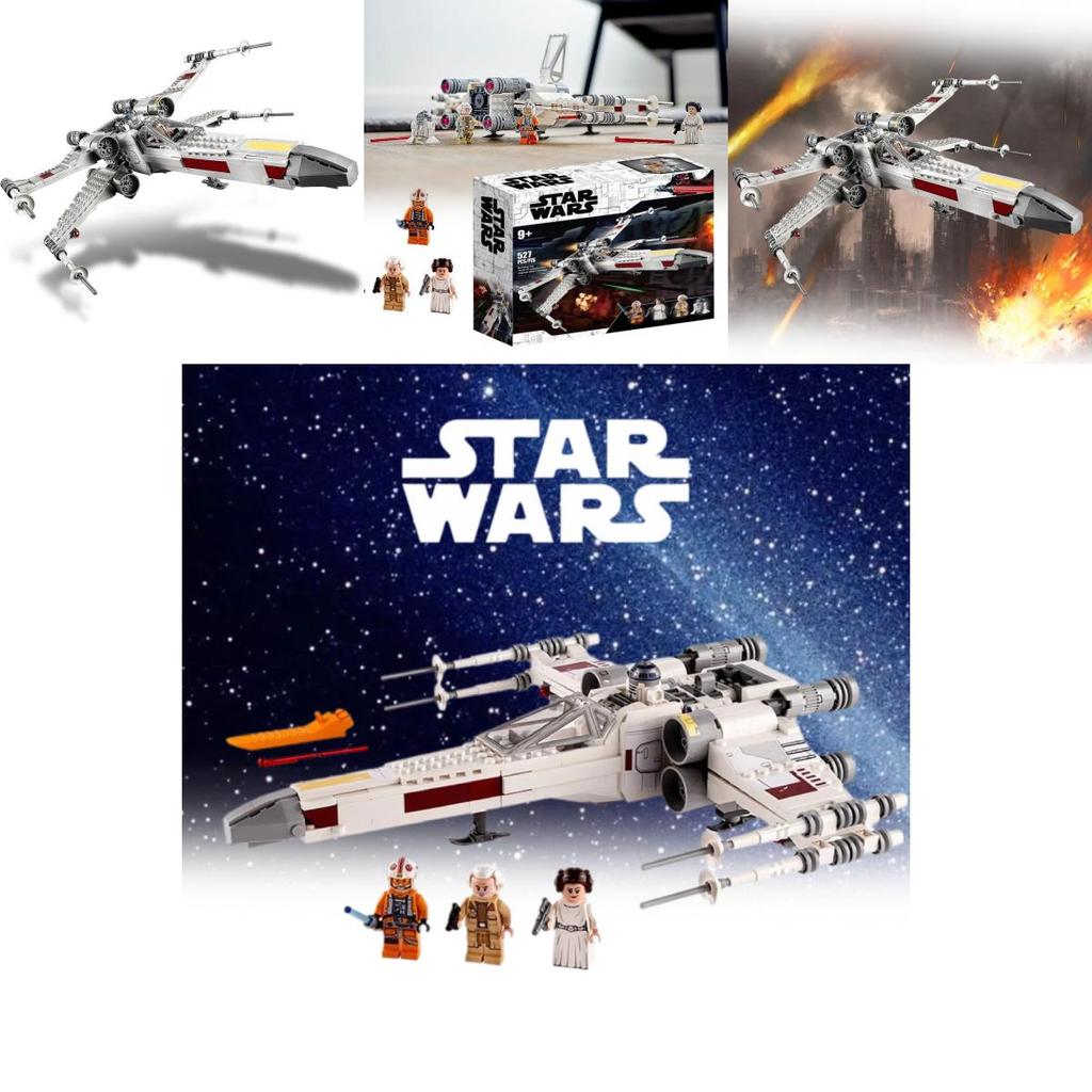 Star Wars Luke Skywalker X Wing Fighter Building Blocks For Kids Perfect Gift