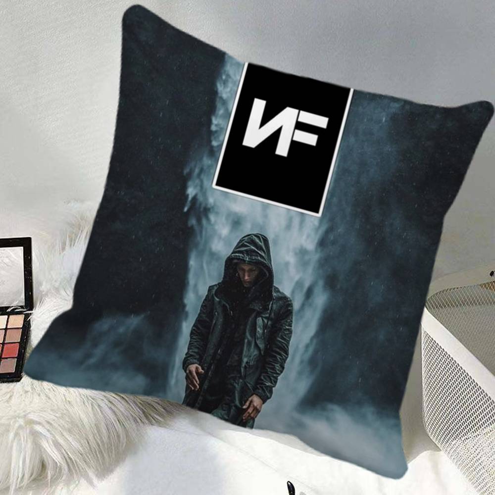 Album NF Rapper Pillow Case Square Pillow Bedroom Sofa Leisure Comfort Cushion Car Home Decoration
