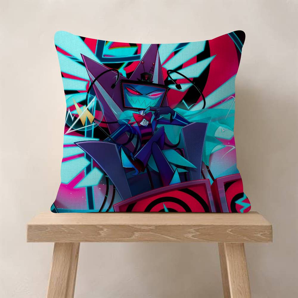 

Аниме HHelluva Boss Вокс Подушка Подарок Домашний Офис Украшение Спальня Диван Автомобиль Чехол для Подушки 45x45 30x30cm