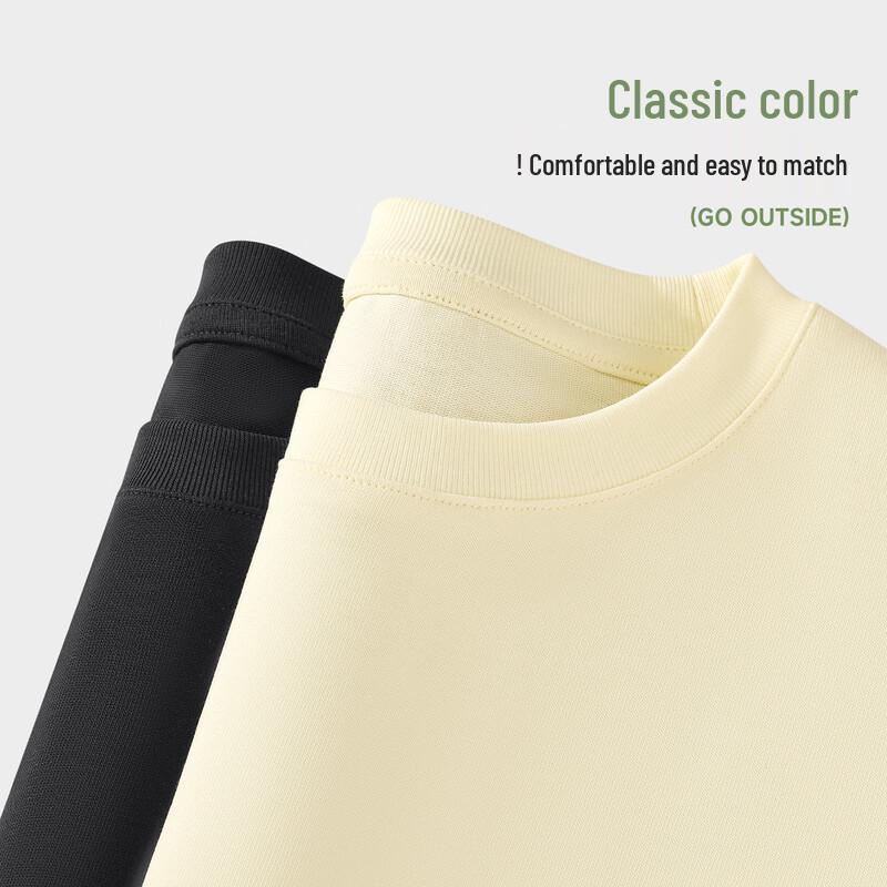 Kid's Pure Cotton Faux Two-Piece Long Sleeve T-Shirt