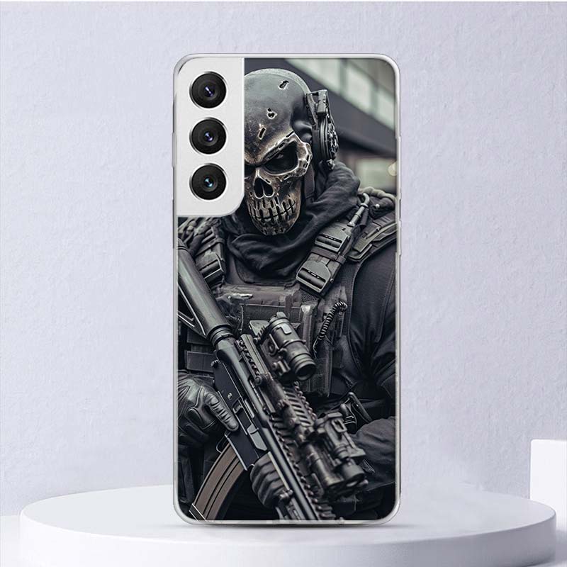 Military Army Special Forces Soft Case For Samsung Galaxy S25 S24 S23 S22 Ultra Phone Cover S20 FE S21 Plus S25 Edge + Funda Coq