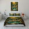 "Let Go and Let God Bedding Set" Bedding Duvet Cover Set Duvet Cover Pillowcases (1 * Duvet Cover 2 * Pillowcases, Without Duvet Insert)