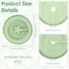 6Pcs Mason Jar Lid Fit Regular and Wide Mouth Jar with Straw Hole and Stopper Leak-proof Bottle Cover Silicone Replacement Lid