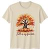 Fall Is My Favorite Autumn Tree Pumpkins Seasons Unisexs TShirt Unisexs Tee Graphic