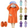 Adult Funny Big Mouth Pajamas with Slippers for Wear