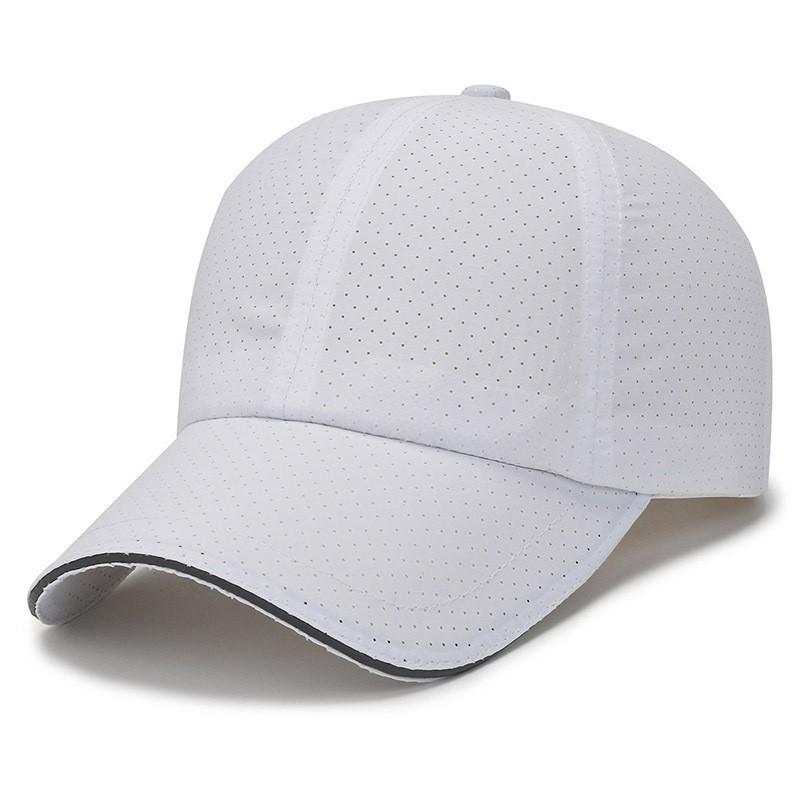 Outdoor Breathable Adjustable Baseball Cap With Reflective Stripe For Men Women Summer Sun Protection