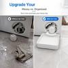 Washing Machine Water Pan Set with Raised Tray Design and Drain Fittings for Household Washer Floor Protection and Cleanup